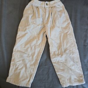 Zara Beige Corduroy Pants
